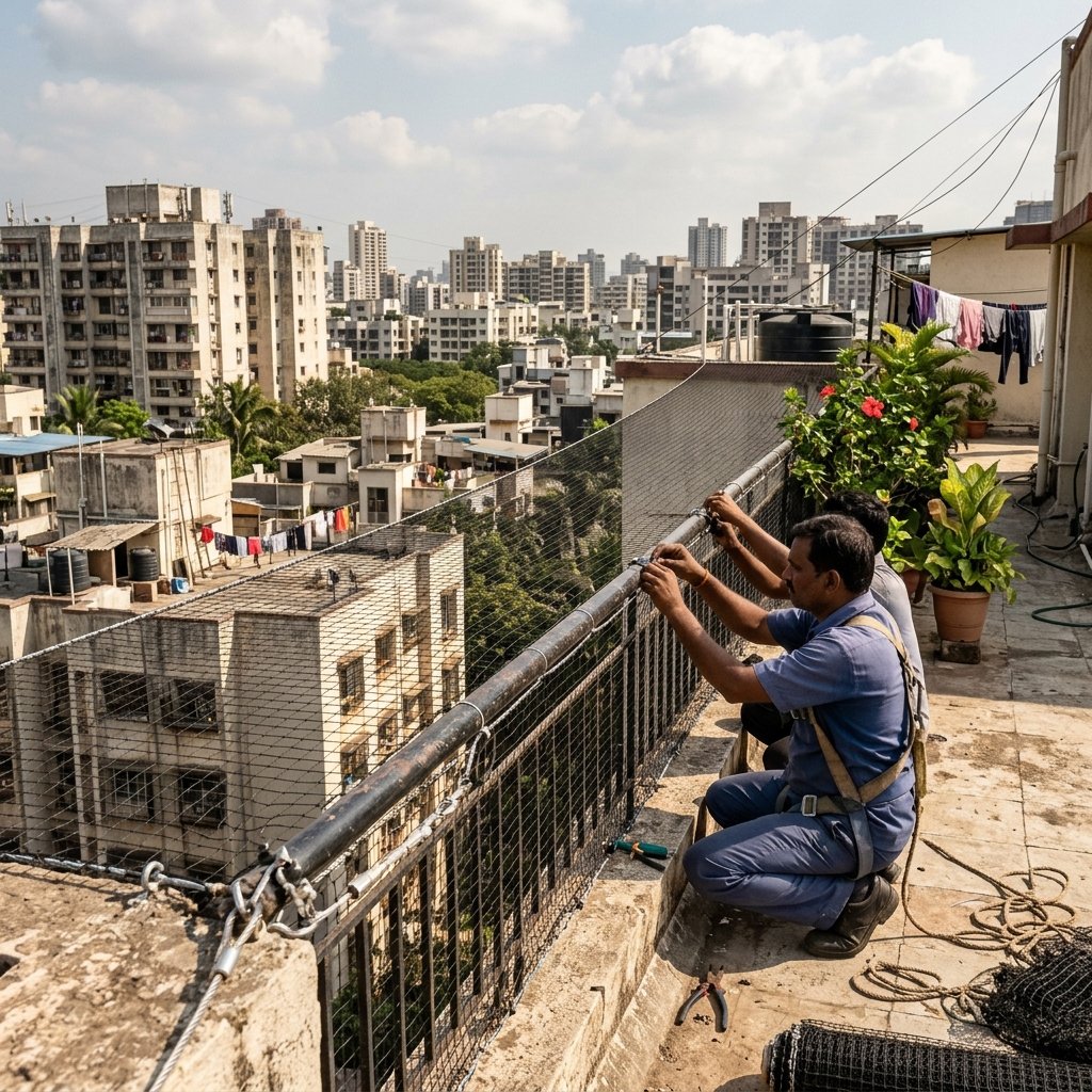 Terrace Safety Nets